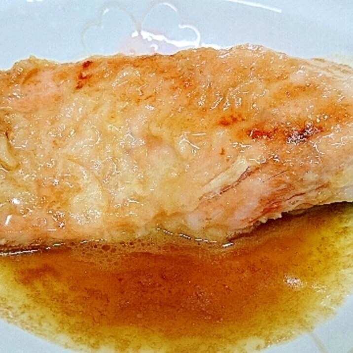 秋鮭のバター醤油